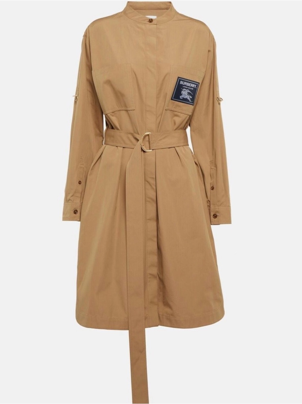 Burberry Prorsum Label Camel Shirt Dress IT 50/ UK 18 / US 16 - Picture 5 of 16